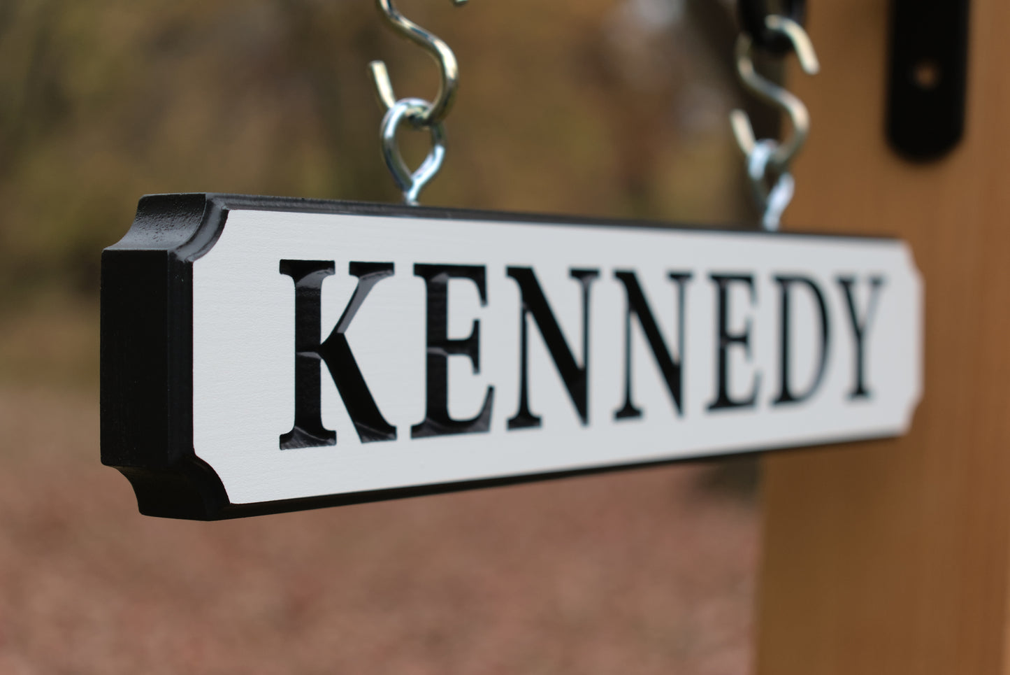 Carved Name Sign For Mailbox, Post, Or Wall