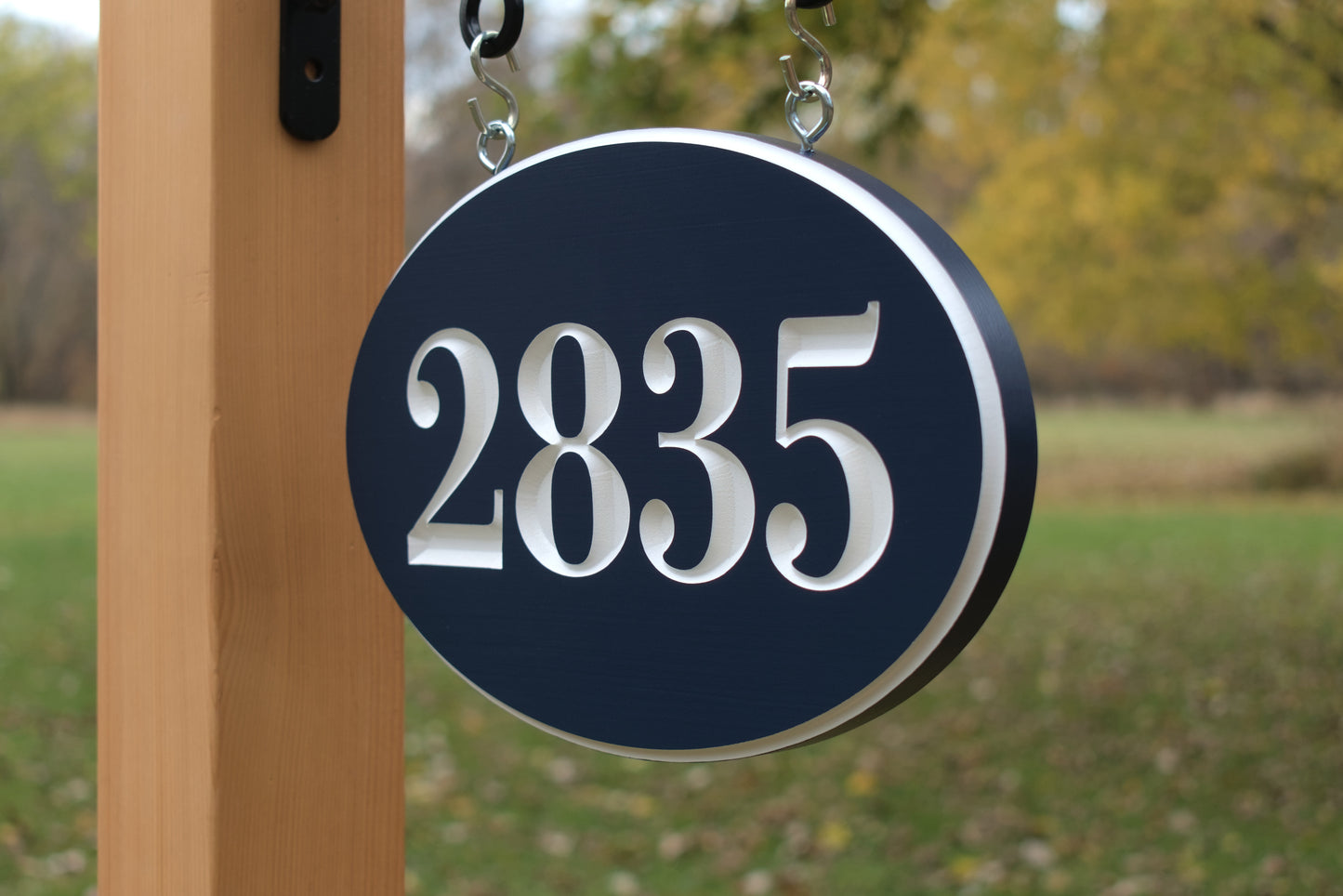 Oval Address Number Sign