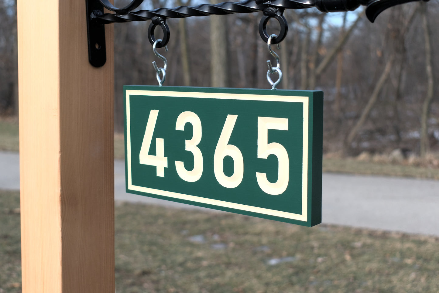 Modern Rectangular Address Plaque