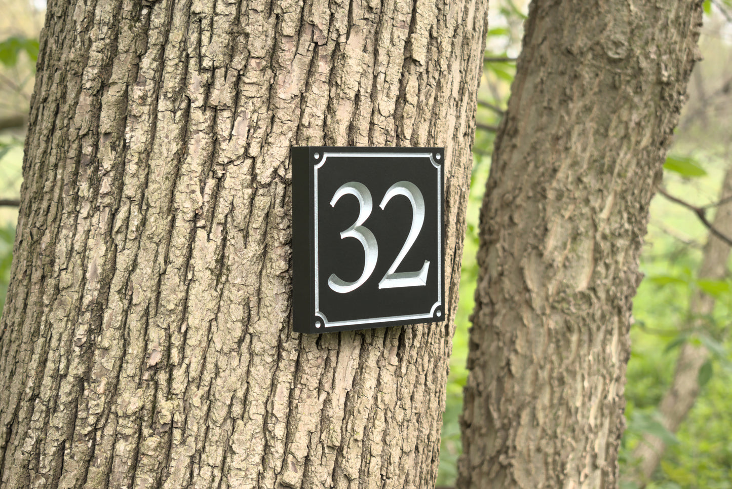 Square Address Plaque