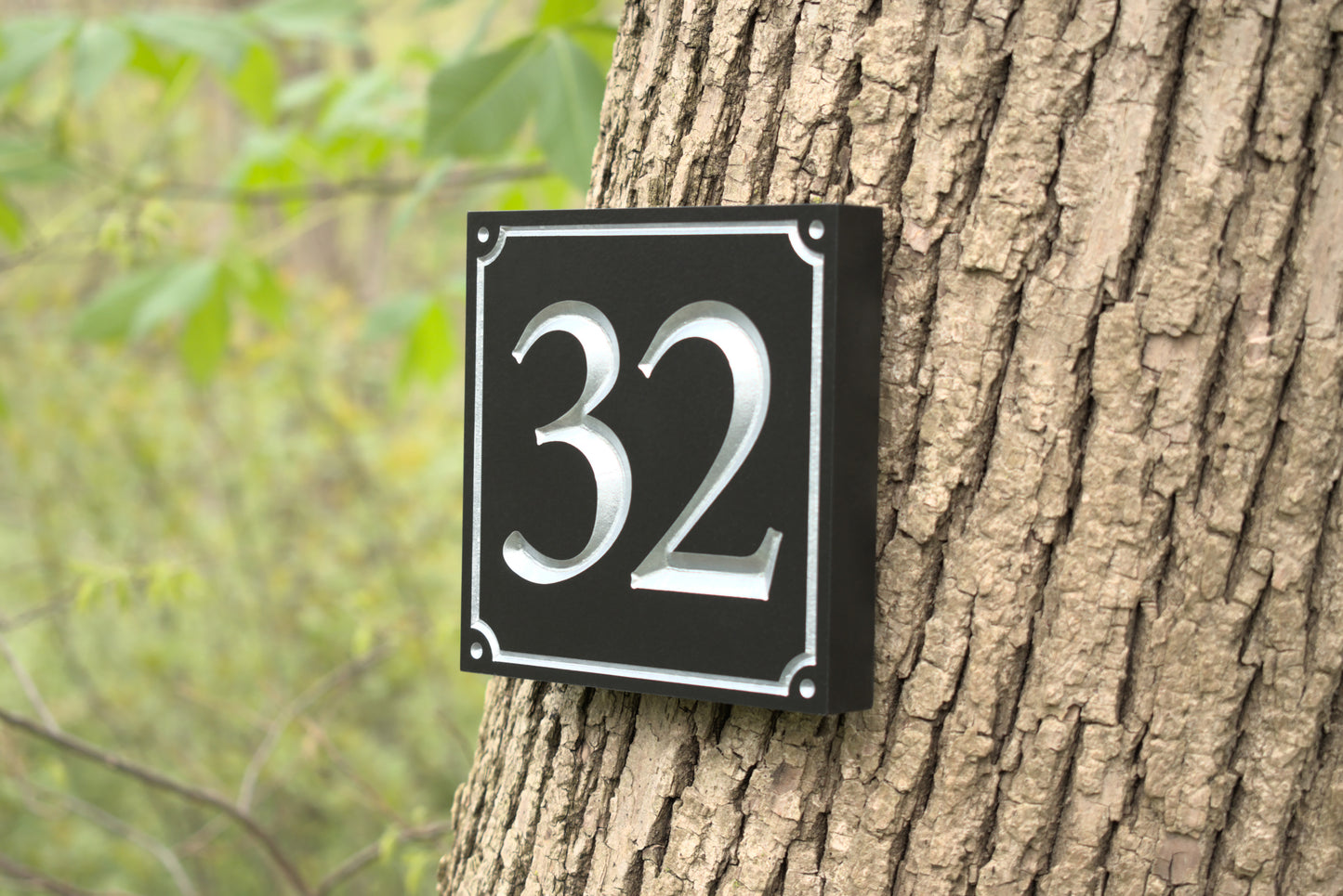 Square Address Plaque